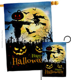 Graveyard Spooky - Halloween Fall Vertical Impressions Decorative Flags HG192692 Made In USA