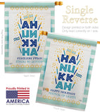 Jewish Festival - Hanukkah Winter Vertical Impressions Decorative Flags HG114229 Made In USA