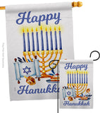 Feast of Dedication - Hanukkah Winter Vertical Impressions Decorative Flags HG137020 Made In USA