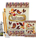 Birds Autumn - Harvest & Autumn Fall Vertical Impressions Decorative Flags HG113003 Made In USA