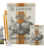 Autumn Farmhouse - Harvest & Autumn Fall Vertical Impressions Decorative Flags HG113097 Made In USA