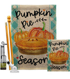 Pumpkin Pie - Harvest & Autumn Fall Vertical Impressions Decorative Flags HG113102 Made In USA