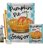 Pumpkin Pie - Harvest & Autumn Fall Vertical Impressions Decorative Flags HG113102 Made In USA