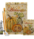 Pumpkin & Squash - Harvest & Autumn Fall Vertical Impressions Decorative Flags HG113111 Made In USA