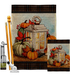 Fall Lantern - Harvest & Autumn Fall Vertical Impressions Decorative Flags HG113115 Made In USA