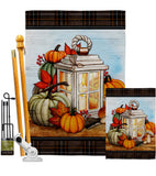 Fall Lantern - Harvest & Autumn Fall Vertical Impressions Decorative Flags HG113115 Made In USA