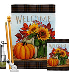 Pumpkin Bouquet - Harvest & Autumn Fall Vertical Impressions Decorative Flags HG113117 Made In USA