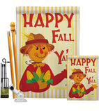 Fall Scarecrow - Harvest & Autumn Fall Vertical Impressions Decorative Flags HG137564 Made In USA