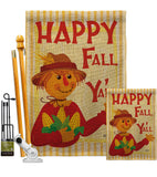 Fall Scarecrow - Harvest & Autumn Fall Vertical Impressions Decorative Flags HG137564 Made In USA