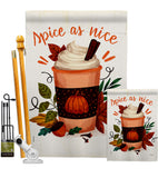 Spice As Nice - Harvest & Autumn Fall Vertical Impressions Decorative Flags HG137583 Made In USA