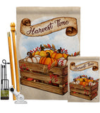 Harvest Time - Harvest & Autumn Fall Vertical Impressions Decorative Flags HG192299 Made In USA