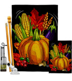 Traditional Thanksgiving - Harvest & Autumn Fall Vertical Impressions Decorative Flags HG192654 Made In USA