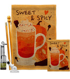 Sweet & Spicy - Harvest & Autumn Fall Vertical Impressions Decorative Flags HG192662 Made In USA