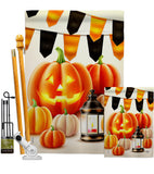 Halloween Lantern - Harvest & Autumn Fall Vertical Impressions Decorative Flags HG192680 Made In USA