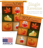 Scents of Harvest - Harvest & Autumn Fall Vertical Impressions Decorative Flags HG113050 Made In USA