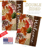 Autumn Leaves - Harvest & Autumn Fall Vertical Impressions Decorative Flags HG113082 Made In USA