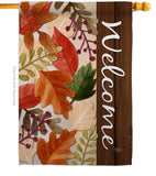 Autumn Leaves - Harvest & Autumn Fall Vertical Impressions Decorative Flags HG113082 Made In USA