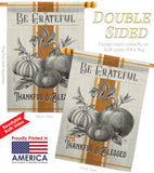 Autumn Farmhouse - Harvest & Autumn Fall Vertical Impressions Decorative Flags HG113097 Made In USA