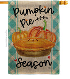 Pumpkin Pie - Harvest & Autumn Fall Vertical Impressions Decorative Flags HG113102 Made In USA