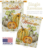 Pumpkin & Squash - Harvest & Autumn Fall Vertical Impressions Decorative Flags HG113111 Made In USA