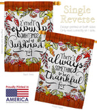 Always Something Thankful - Harvest & Autumn Fall Vertical Impressions Decorative Flags HG113112 Made In USA