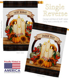 Autumn Candles - Harvest & Autumn Fall Vertical Impressions Decorative Flags HG113114 Made In USA