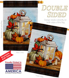 Fall Lantern - Harvest & Autumn Fall Vertical Impressions Decorative Flags HG113115 Made In USA