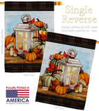 Fall Lantern - Harvest & Autumn Fall Vertical Impressions Decorative Flags HG113115 Made In USA