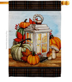 Fall Lantern - Harvest & Autumn Fall Vertical Impressions Decorative Flags HG113115 Made In USA