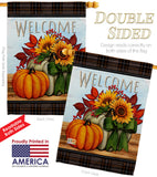 Pumpkin Bouquet - Harvest & Autumn Fall Vertical Impressions Decorative Flags HG113117 Made In USA