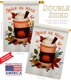 Spice As Nice - Harvest & Autumn Fall Vertical Impressions Decorative Flags HG137583 Made In USA