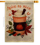 Spice As Nice - Harvest & Autumn Fall Vertical Impressions Decorative Flags HG137583 Made In USA