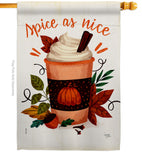 Spice As Nice - Harvest & Autumn Fall Vertical Impressions Decorative Flags HG137583 Made In USA