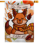 Fox Sake, Fall Yet - Harvest & Autumn Fall Vertical Impressions Decorative Flags HG192132 Made In USA