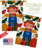 Sweetie Scarecrow - Harvest & Autumn Fall Vertical Impressions Decorative Flags HG192135 Made In USA