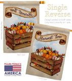 Harvest Time - Harvest & Autumn Fall Vertical Impressions Decorative Flags HG192299 Made In USA