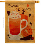 Sweet & Spicy - Harvest & Autumn Fall Vertical Impressions Decorative Flags HG192662 Made In USA