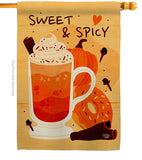 Sweet & Spicy - Harvest & Autumn Fall Vertical Impressions Decorative Flags HG192662 Made In USA