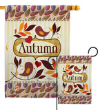 Birds Autumn - Harvest & Autumn Fall Vertical Impressions Decorative Flags HG113003 Made In USA