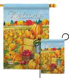 Pumpkin Patch - Harvest & Autumn Fall Vertical Impressions Decorative Flags HG113081 Made In USA