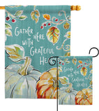 Pumpkin Patch - Harvest & Autumn Fall Vertical Impressions Decorative Flags HG113091 Made In USA