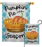 Pumpkin Pie - Harvest & Autumn Fall Vertical Impressions Decorative Flags HG113102 Made In USA