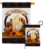 Autumn Candles - Harvest & Autumn Fall Vertical Impressions Decorative Flags HG113114 Made In USA