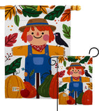 Sweetie Scarecrow - Harvest & Autumn Fall Vertical Impressions Decorative Flags HG192135 Made In USA