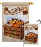 Harvest Time - Harvest & Autumn Fall Vertical Impressions Decorative Flags HG192299 Made In USA