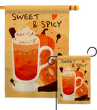Sweet & Spicy - Harvest & Autumn Fall Vertical Impressions Decorative Flags HG192662 Made In USA