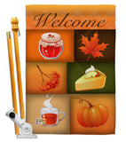 Scents of Harvest - Harvest & Autumn Fall Vertical Impressions Decorative Flags HG113050 Made In USA