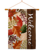 Autumn Leaves - Harvest & Autumn Fall Vertical Impressions Decorative Flags HG113082 Made In USA