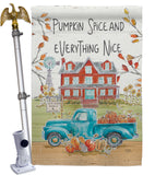 Fall Markets - Harvest & Autumn Fall Vertical Impressions Decorative Flags HG113093 Made In USA