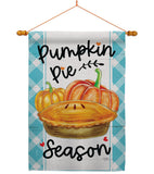 Pumpkin Pie - Harvest & Autumn Fall Vertical Impressions Decorative Flags HG113102 Made In USA